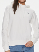 Lee Women's White Hoodie Regular Fit Top