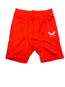 Castore Men's Baselayer Shorts Red Rugby Core Shorts