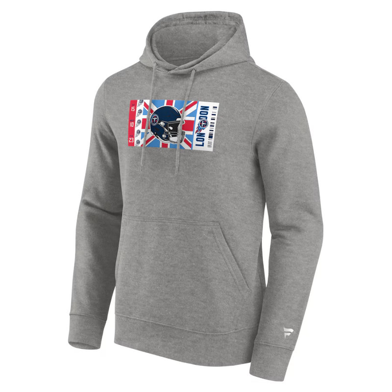 Tennesee Titans Men's Hoodie NFL Grey London HT2 Hoodie