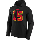 Kansas City Chiefs Hoodie Men's NFL Black Top