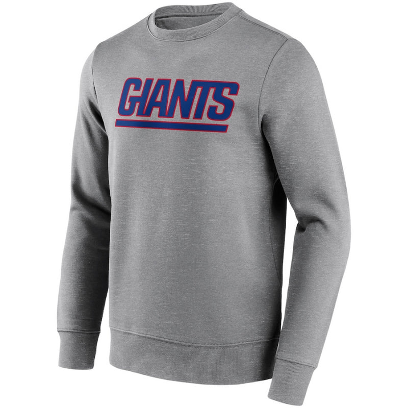 New York Giants Sweatshirt NFL Men's Neutral Colour Wordmark Sweatshirt