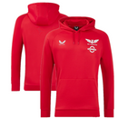 Scarlets Women's Rugby Hoodie Castore Pro Players Red Hoodie
