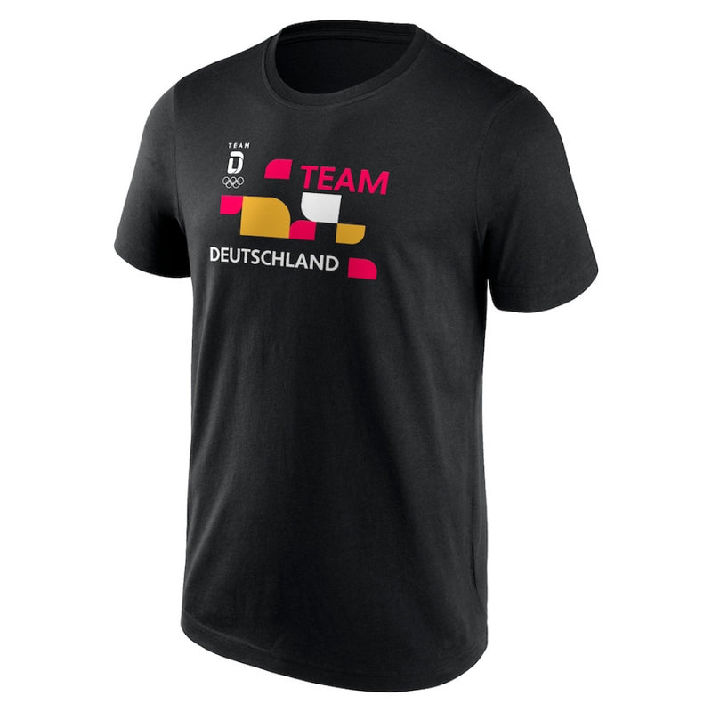 Team D Olympics T-Shirt Black Hometown Graphic Top