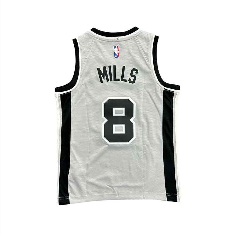 San Antonio Spurs Jersey Kid's NBA Nike Statement - Mills