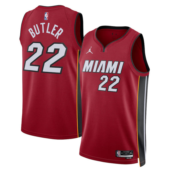Miami Heat Men's Jersey NBA Jordan Statement - Butler 22