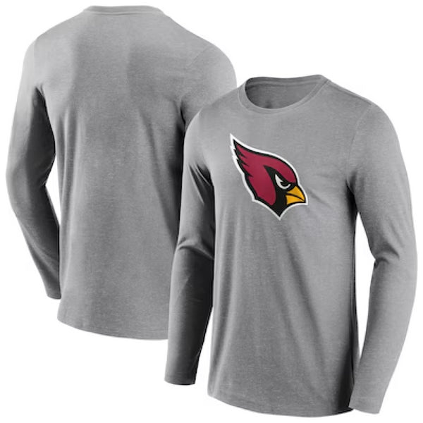Arizona Cardinals LS T-Shirt Men's NFL Neutral Colour Logo Top