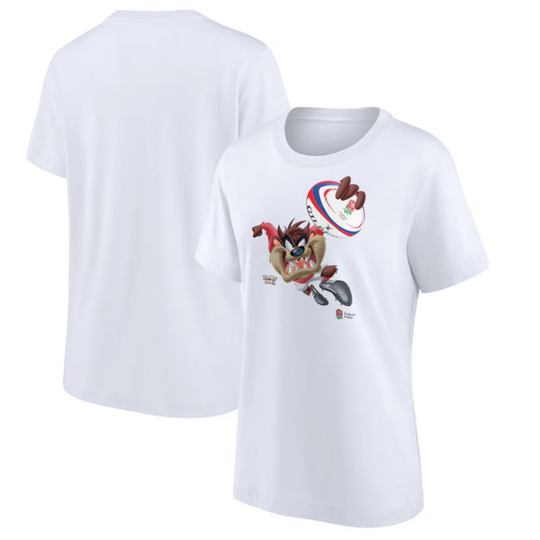 England Rugby Women's T-Shirt Taz Graphic Top