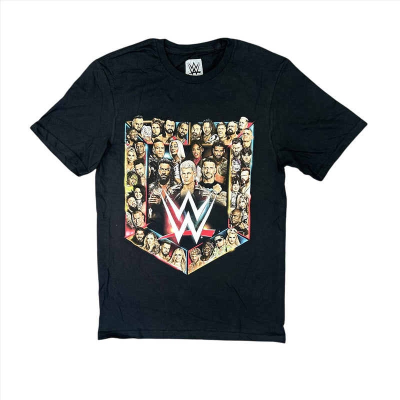 WWE Men's Berlin T-Shirt Black Germany Tour Top