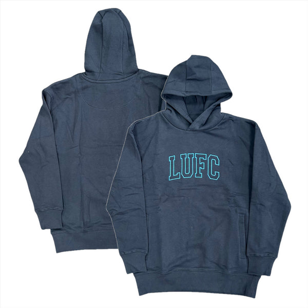 Leeds United Men's Hoodie Football LUFC Collegiate Navy Top