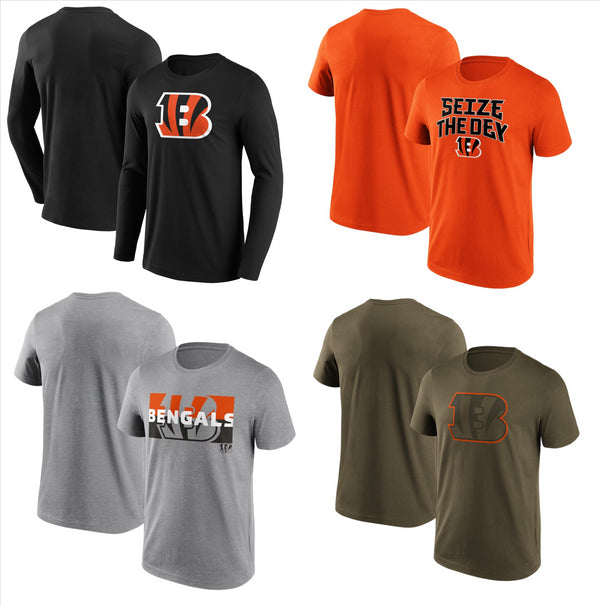 Cincinnati Bengals NFL T-Shirt Men's American Football Fanatics Top