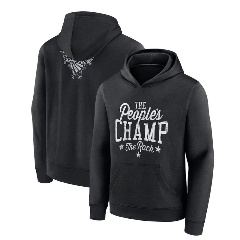 The Rock Kid's Hoodie WWE Black The Peoples Champ Hoodie