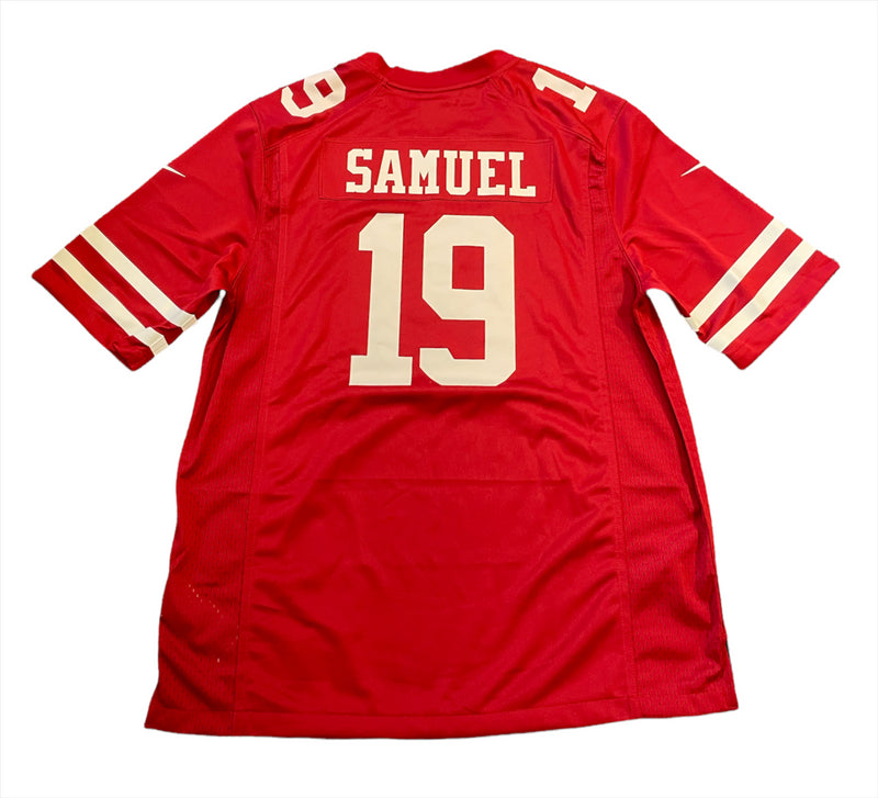 San Francisco 49ers Jersey Men's Nike NFL Home Top - Samuel 19