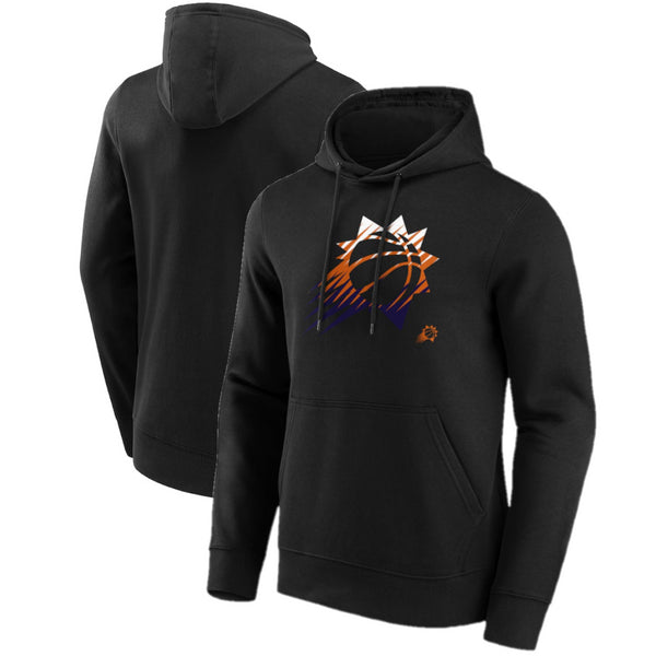 Phoenix Suns Men's Hoodie NBA Black Fade Graphic Hoodie