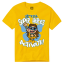 WWE Men's Graphic Top Nikki A.S.H Yellow Top