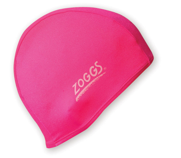 Zoggs Silicone Swimming Cap Junior Pink Swim Cap