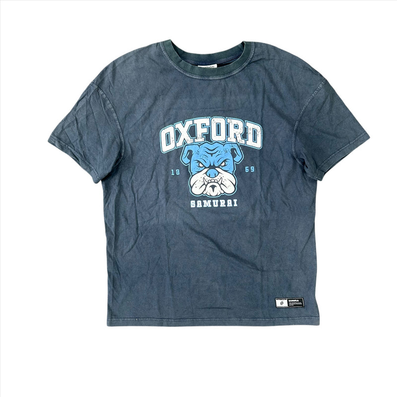Samurai Oxford University T-Shirt Men's Blue Rugby Top