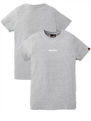 Ellesse Kid's Valera T-Shirt Light Grey Marl Sleeve Top