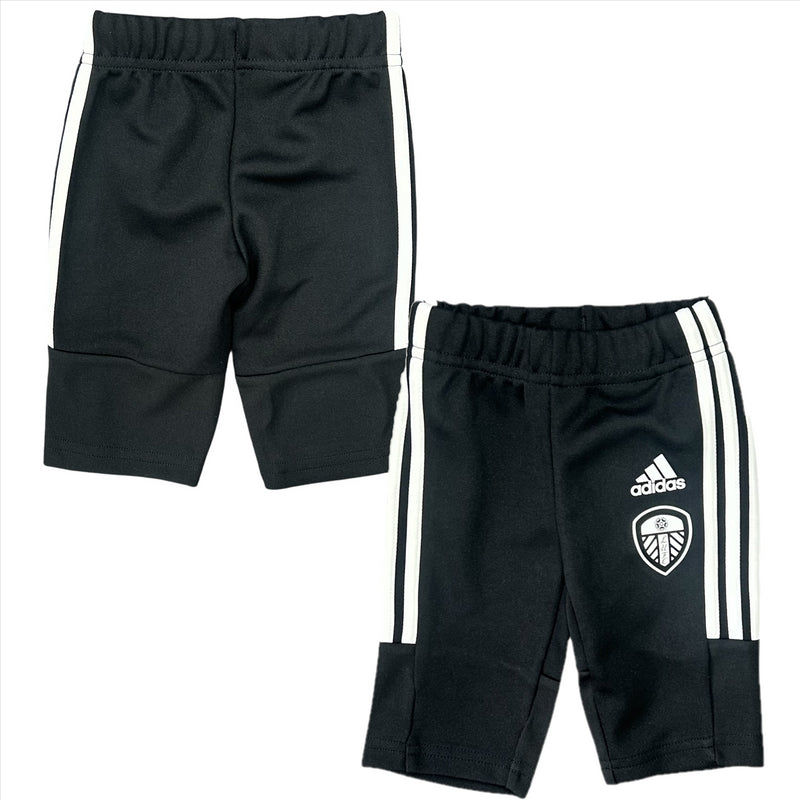 Leeds United Baby Trousers adidas Football Black Pants