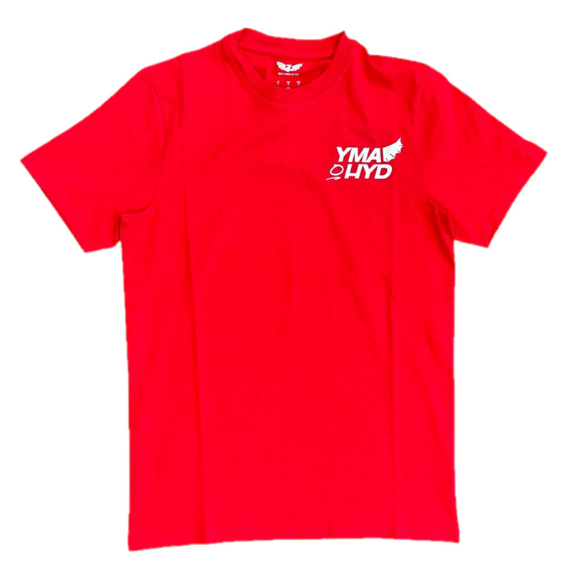 Scarlets Rugby SS T-Shirt Castore Men's Red Top