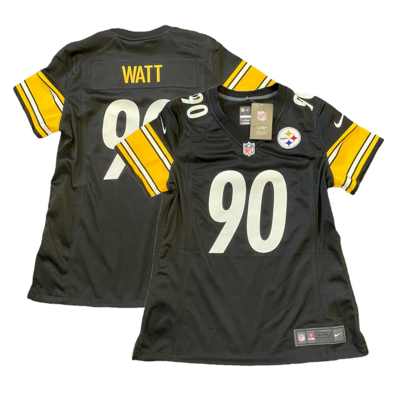 Pittsburgh Steelers NFL Jersey Nike Women's Home Top - Watt 90