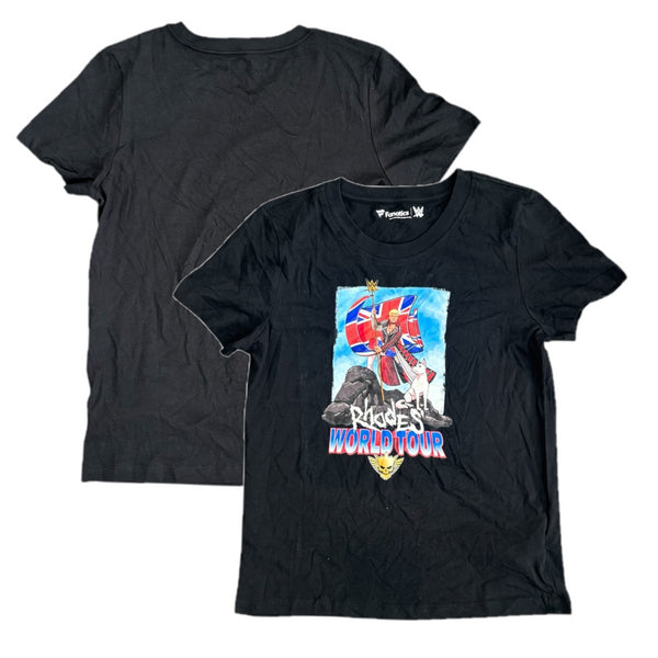 WWE Women's Graphic T-Shirt Cody Rhodes World Tour Top