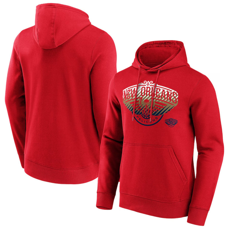 New Orleans Pelicans Hoodie NBA Men's Fade Graphic Hoodie