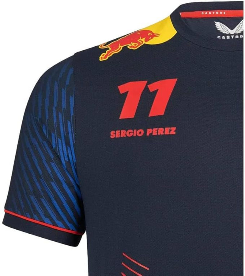 Red Bull Racing T-Shirt Men's F1 Castore Oracle Sergio Perez Top