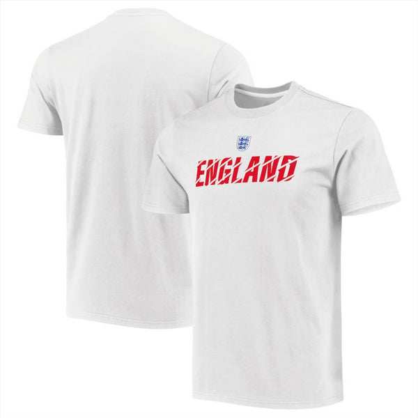 England Men's Football T-Shirt Wordmark Graphic Top