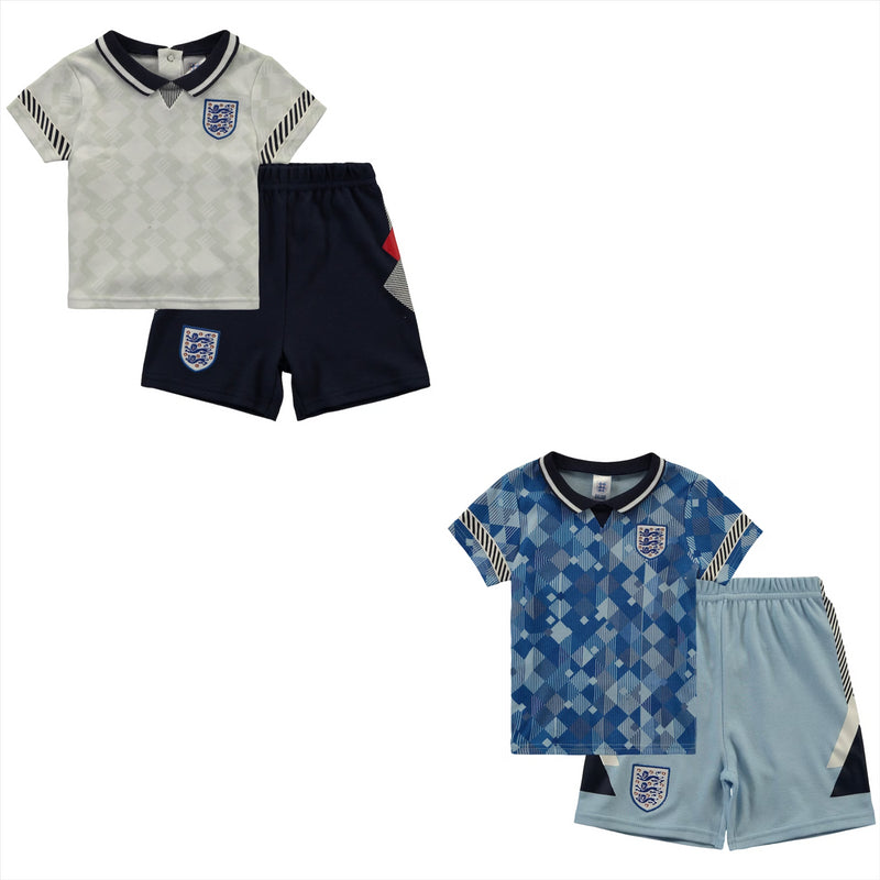 England Football Kid's Set Retro T-Shirt & Short Set