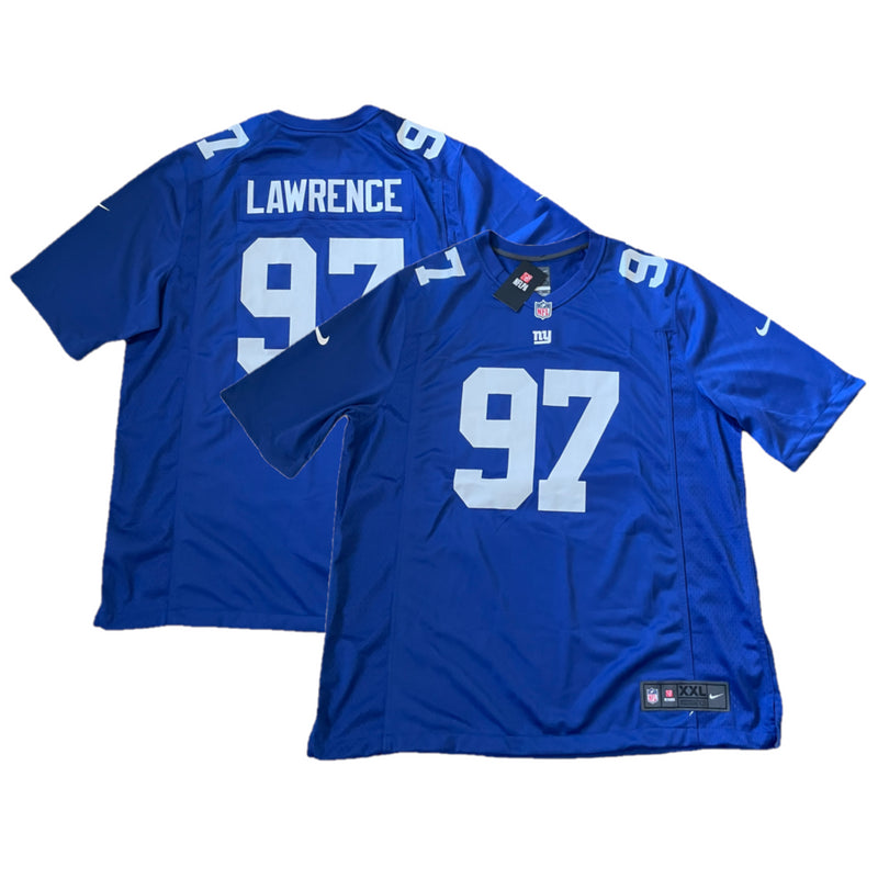 New York Giants Jersey Men's Nike NFL Home Top - Lawrence 97