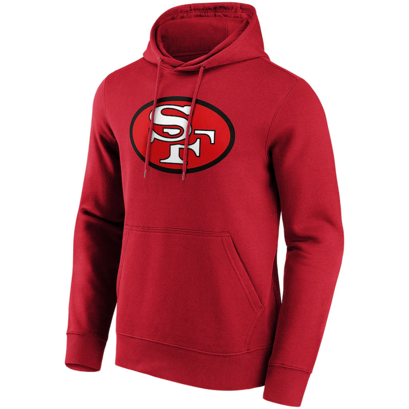 San Francisco 49ers Hoodie NFL Classic Logo Red Hoodie