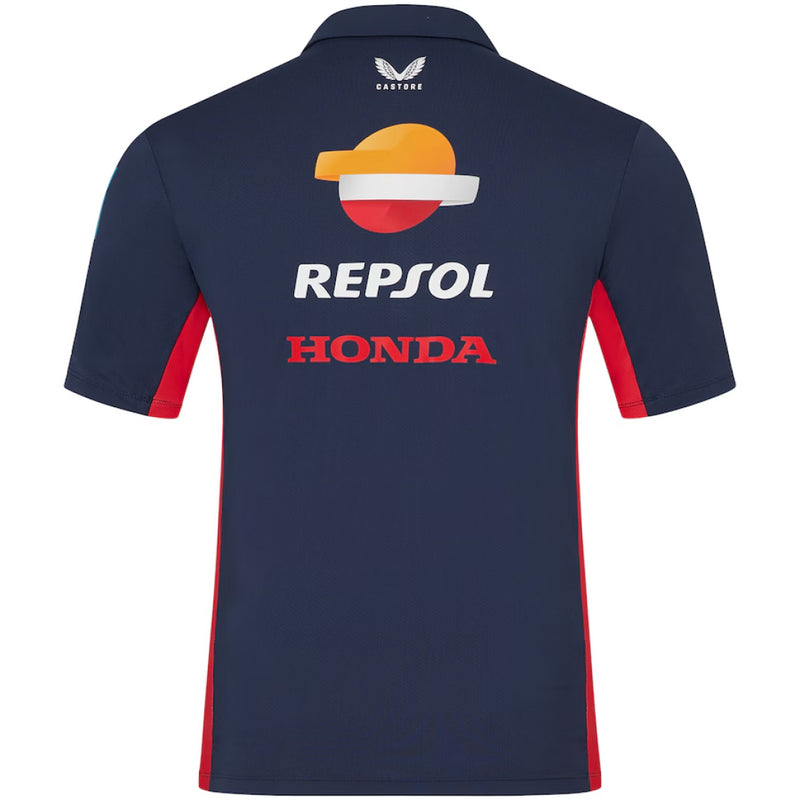 Repsol Honda Racing Polo Shirt Men's Castore Moto GP Team Rider