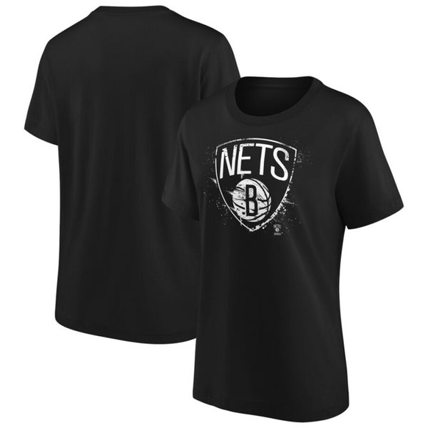 Brooklyn Nets Women's T-Shirt NBA Splatter Graphic Top