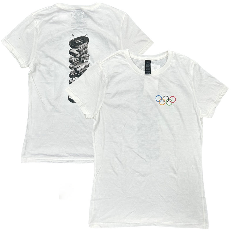 Olympics Collection Women's T-Shirt White Hometown Graphic Top