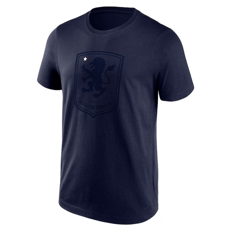 Aston Villa Women's T-Shirt Football Blue Detail Graphic Top