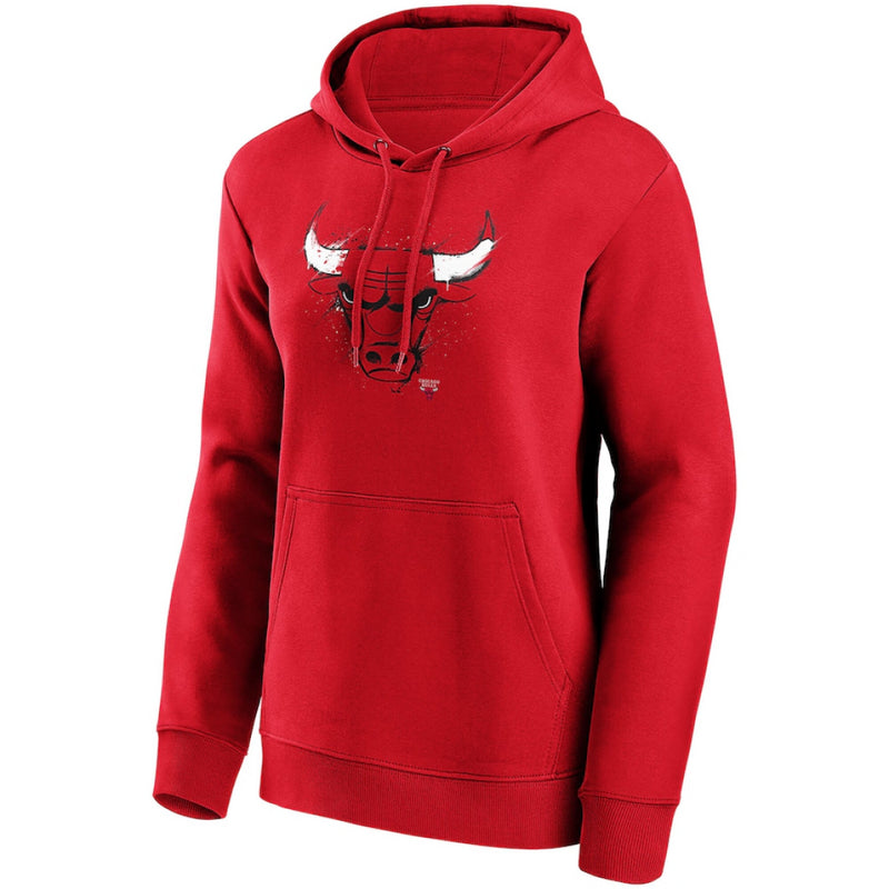 Chicago Bulls Women's Hoodie NBA Splatter Graphic Hoodie