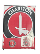 Charlton Athletics Double Duvet Football Red/White Duvet Set