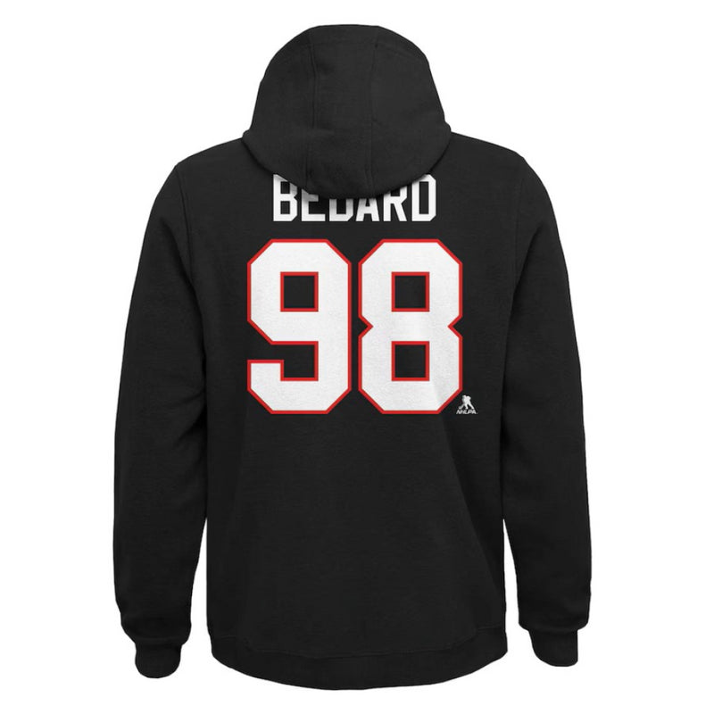 Chicago Blackhawks Kid's Hoodie NHL Connor Bedard 98 Top