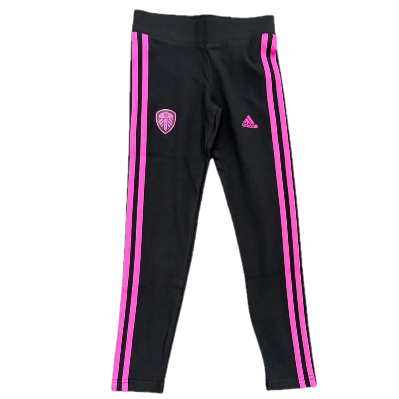 Leeds United Kid's Leggings adidas Football Pink/Black Leggings