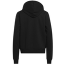 Reebok Women's Training Hoodie Black Logo Graphic Top
