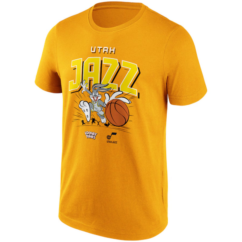 Utah Jazz Men's T-Shirt NBA Looney Tunes Bugs Bunny Top