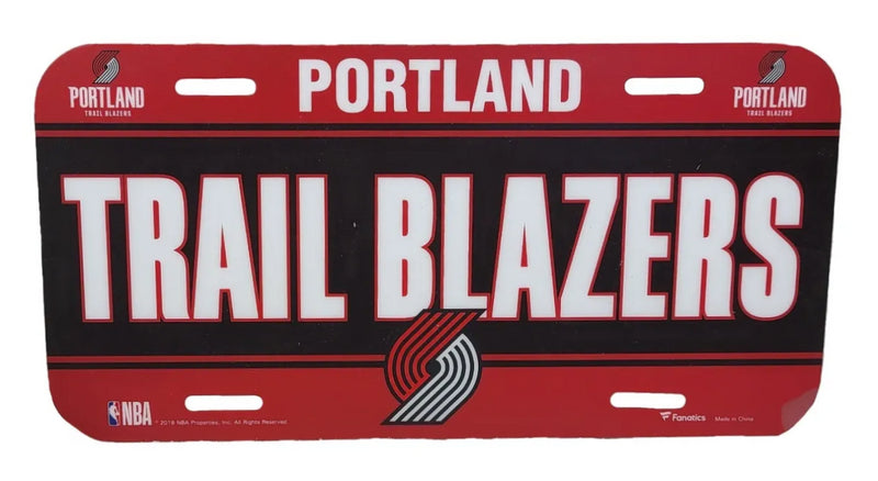 NBA License Plate Sign Basketball Fanatics Plaque