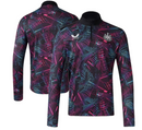 Newcastle United 1/4 Zip Men's Castore Stadium Print Top