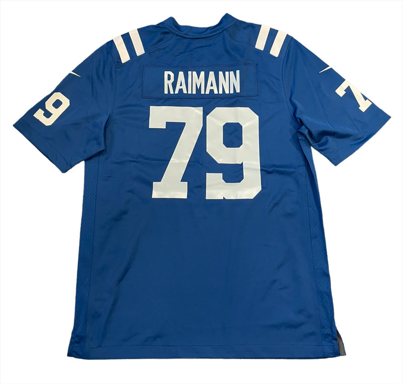 Indianapolis Colts NFL Jersey Men's Nike Home Top - Raimann 79