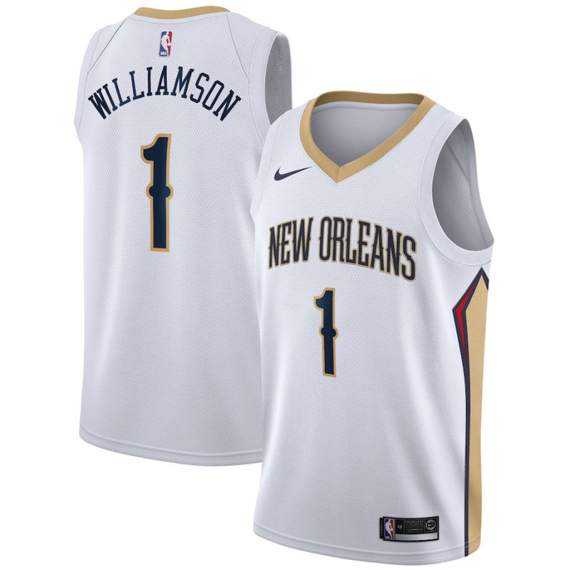 New Orleans Pelicans Jersey Men's NBA Nike Top - Williamson 1