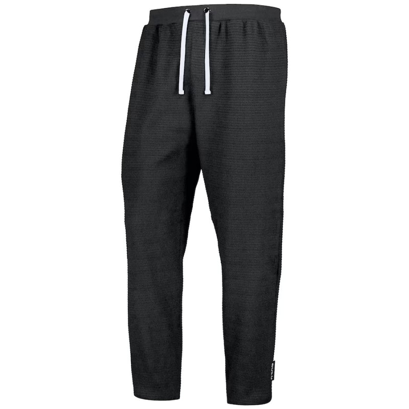 Derby County Football Pyjamas Men's Black Waffle Long Pyjamas