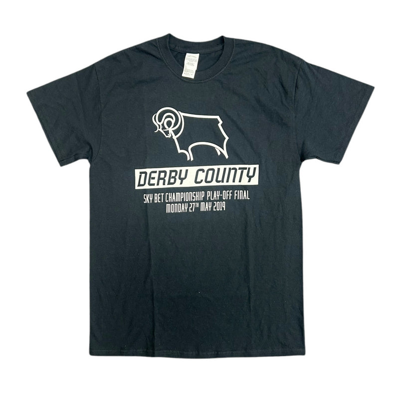 Derby County Men's T-Shirt Football Play Off Final Graphic Top