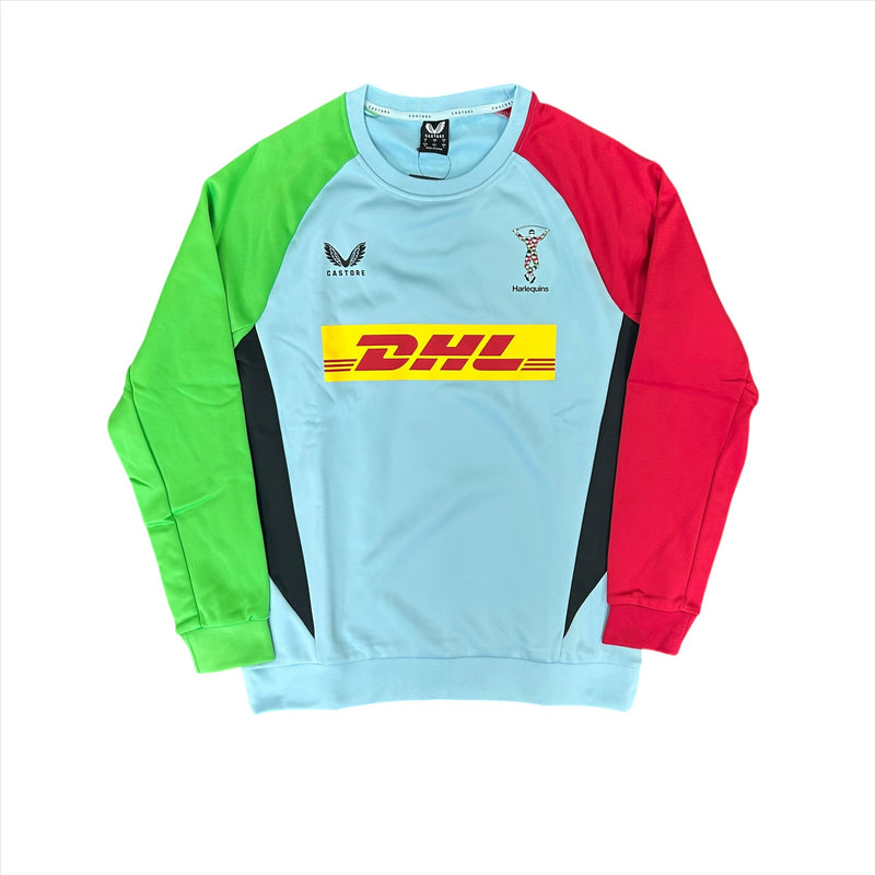 Harlequins Rugby Men's Sweatshirt Castore Pro Players Sweatshirt