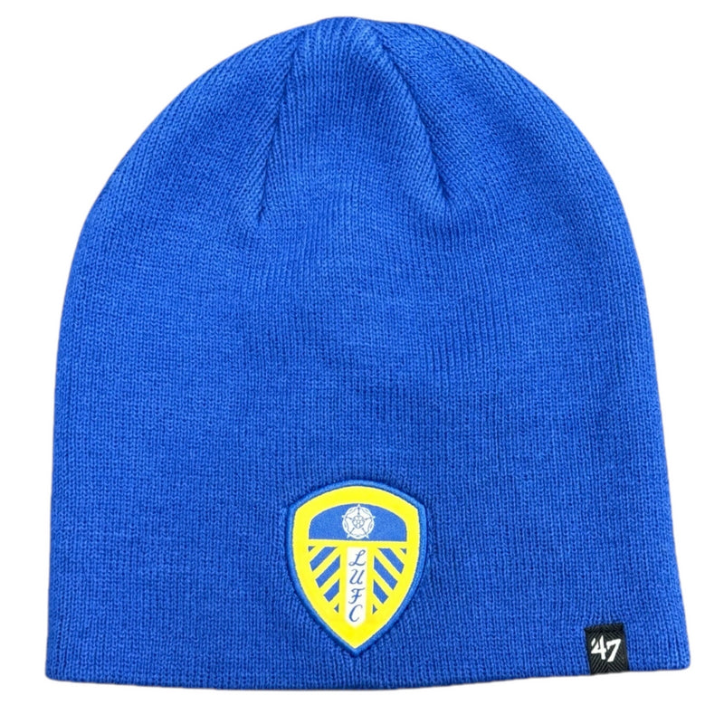 Leeds United Kid's Hat 47Brand Football Knitted Beanie
