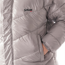 Schott Men's Montana Jacket Silver Padded Quilted Coat
